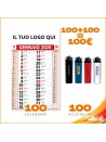 100 Calendari + 100 Accendini