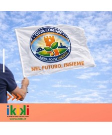 Bandiere elettorali 70x100 con asola per asta | Ikiki