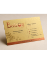 Biglietto da visita stampato su Carta Sirio Pearl Aurum 300gr con nobilitazione ARGENTO