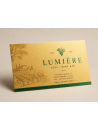 Titolo
Biglietto da visita stampato su Carta Sirio Pearl Aurum 300 gr con nobilitazione VERDE